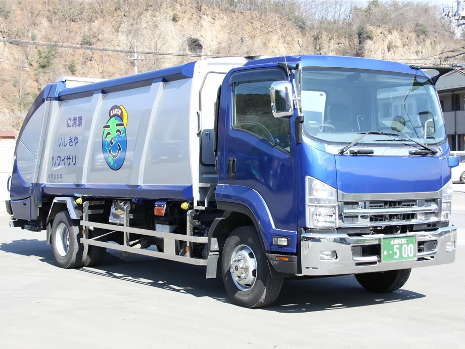 6tプレス式塵芥車